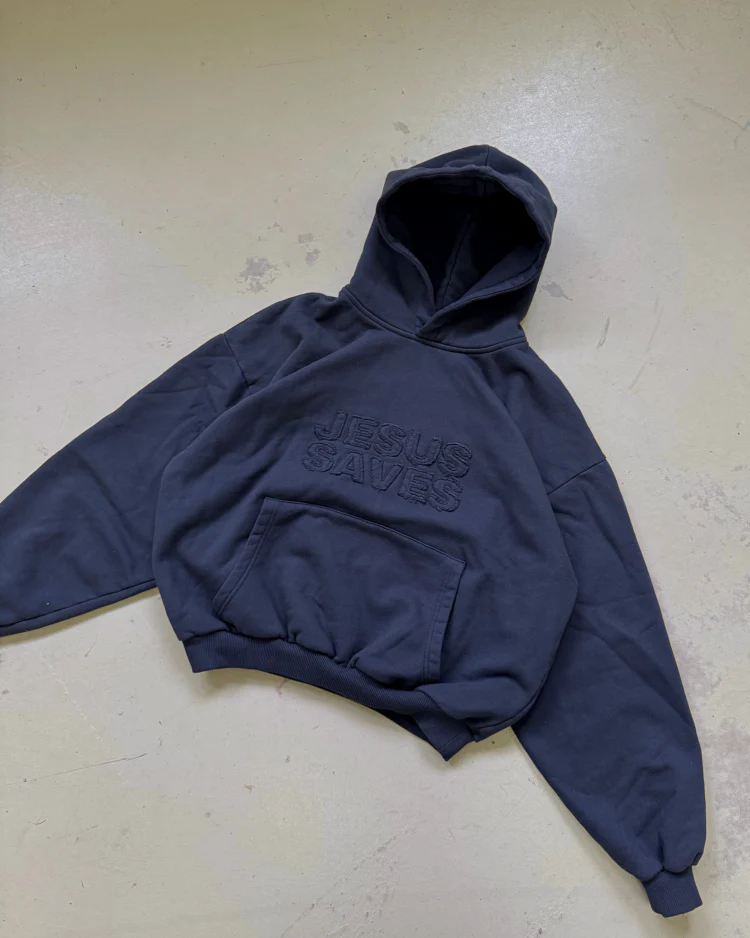 Basic Jesus Saves Hoodie - Image 4