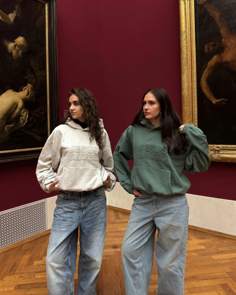 Basic Jesus Saves Hoodie - Image 6