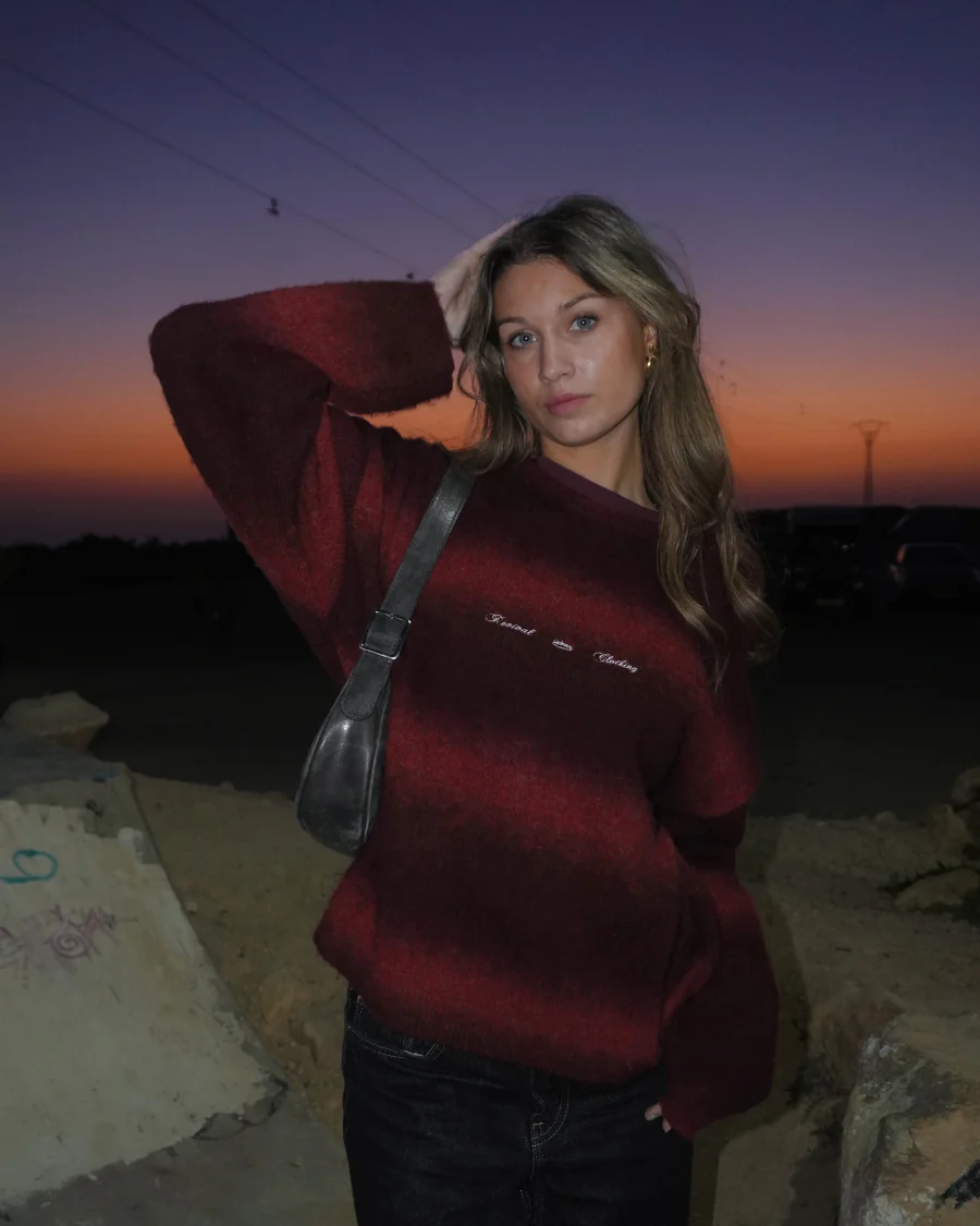 Striped Classic Sweater - Image 6