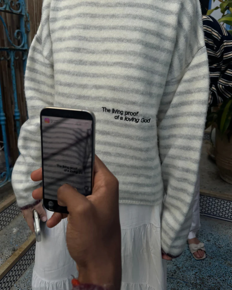 Striped Living Proof - Knit Sweater - Image 3